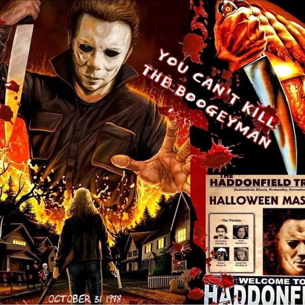 20 oz Halloween Horror Michael Myers Boogeyman stainless steel tumbler